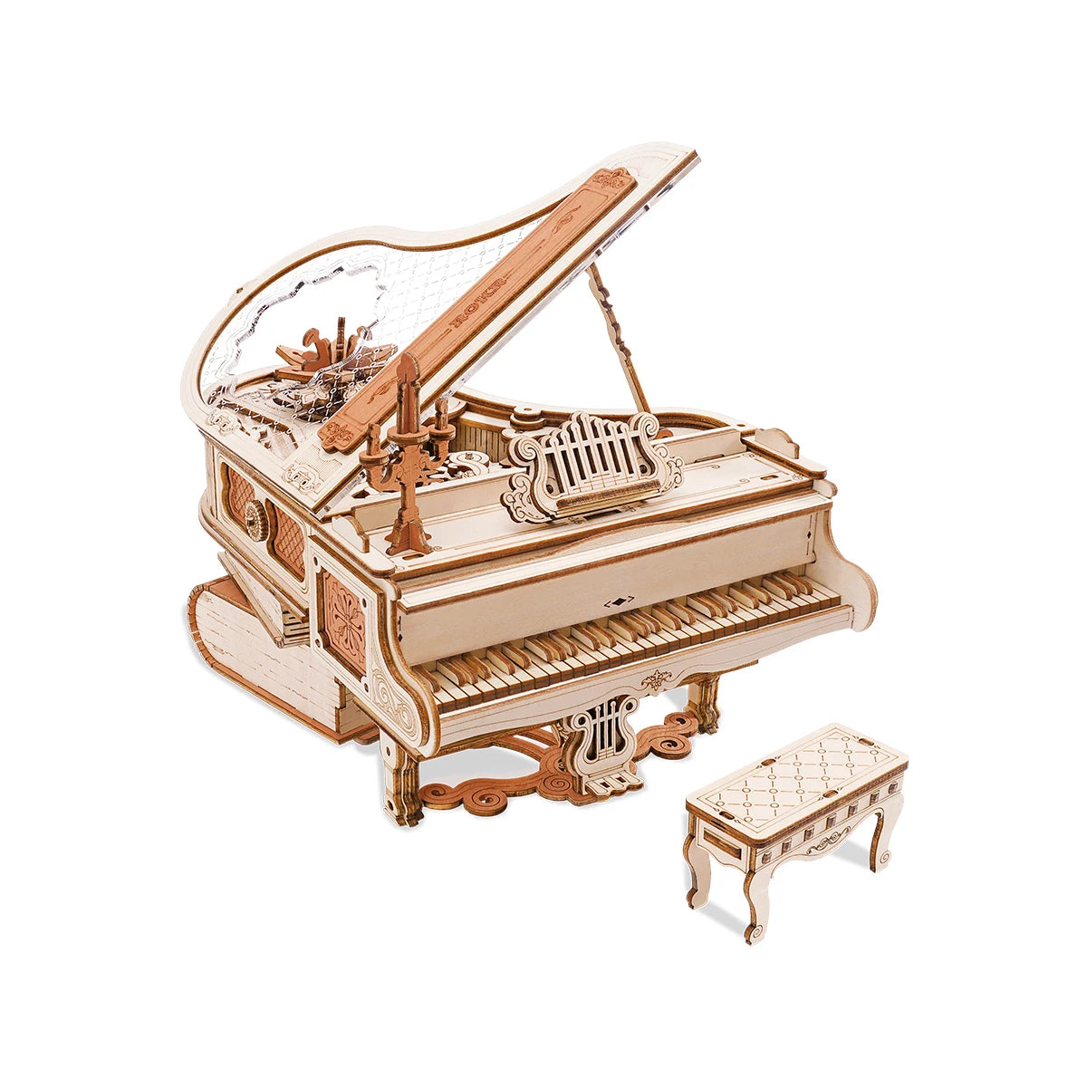 Robotime Rokr Magic Piano Self Playing Music Box AMK81