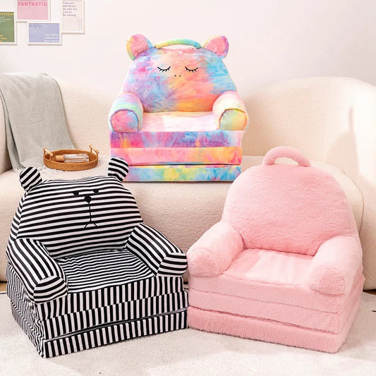 OEING Bed Sofa For Children Frameless Foam Chair Deluxe