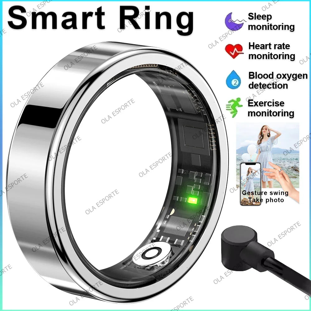 Ola Esporte Smart Ring Bluetooth Heart Rate Health Monitor
