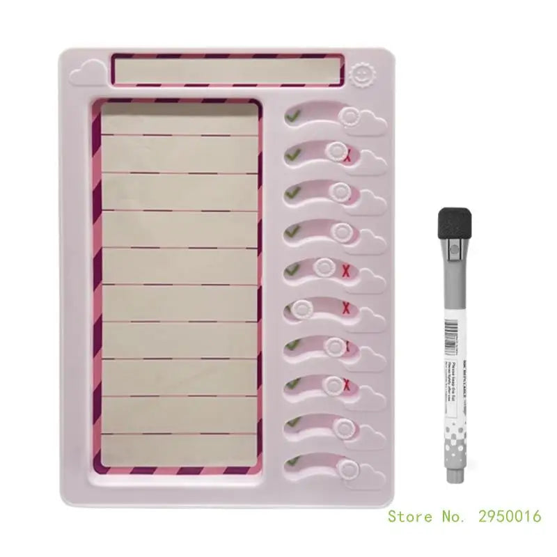 ADHD Erasable Sliding Chore Chart To Do List Routine Planner
