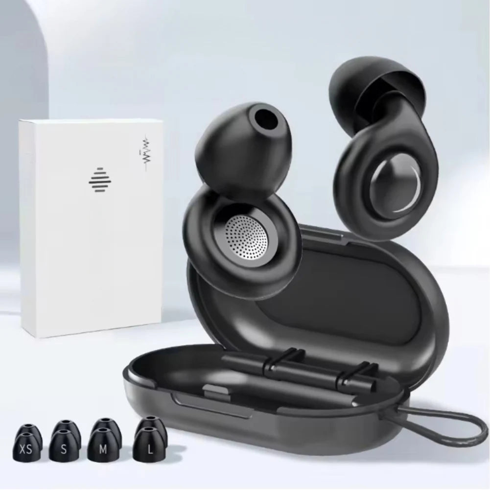 APWIKOGER Reusable Silicone Snore Blocker Ear Plugs Anti Noise Motorcycle