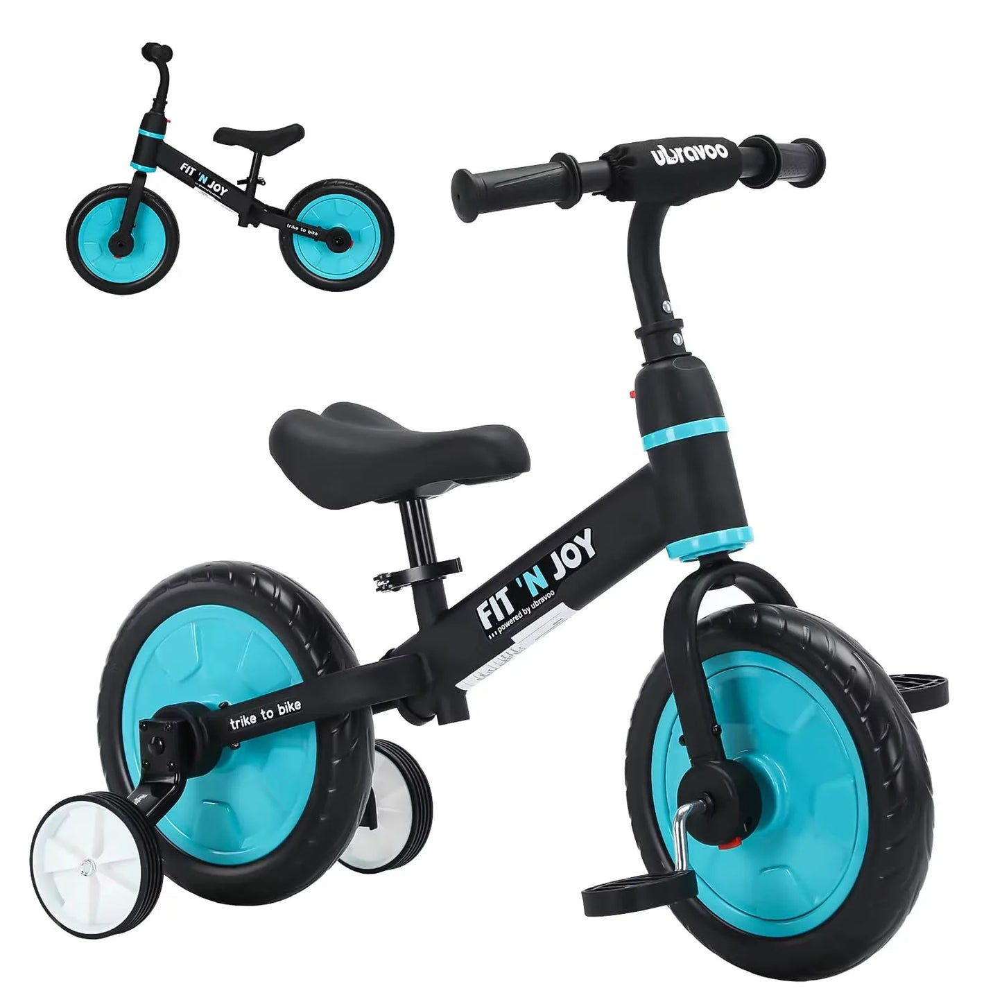 4-In-1 Toddler Balance Bike For Boys And Girls Ages 2-4