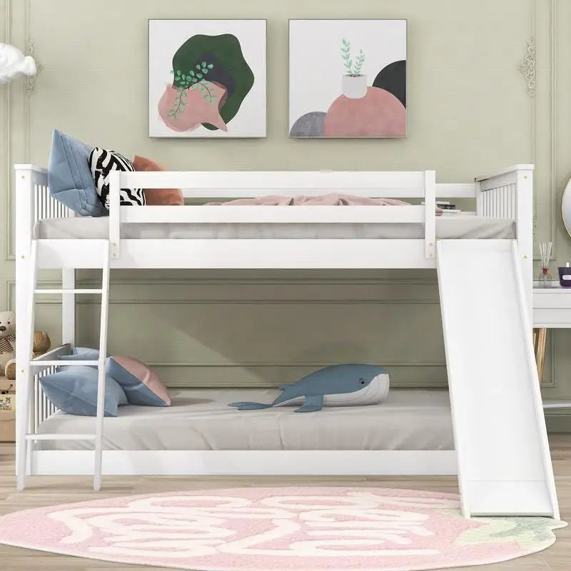 Bunk Bed With Convertible Slide And Ladder Modern Morocco Style