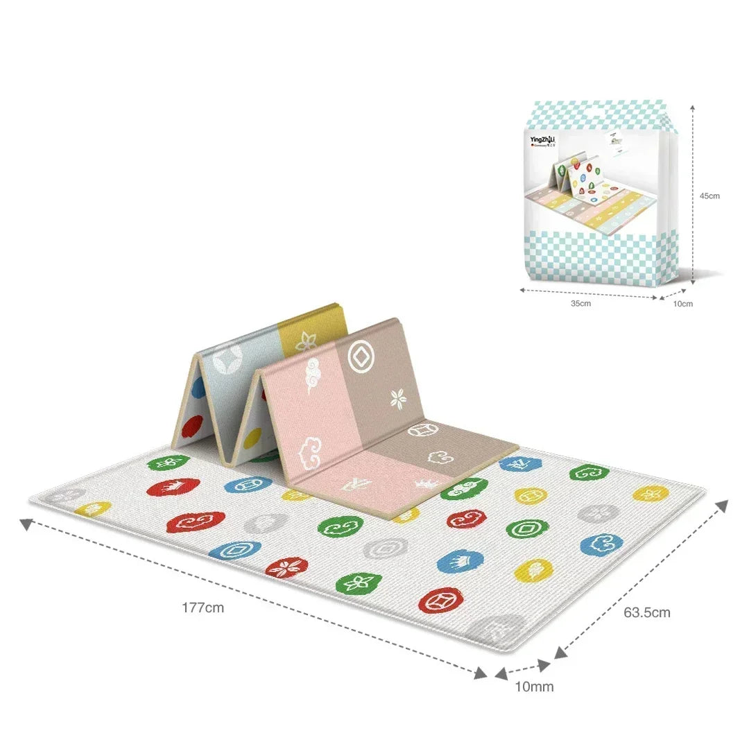 DHDHCN Non Toxic Foldable Baby Play Mat Non Slip Carpet