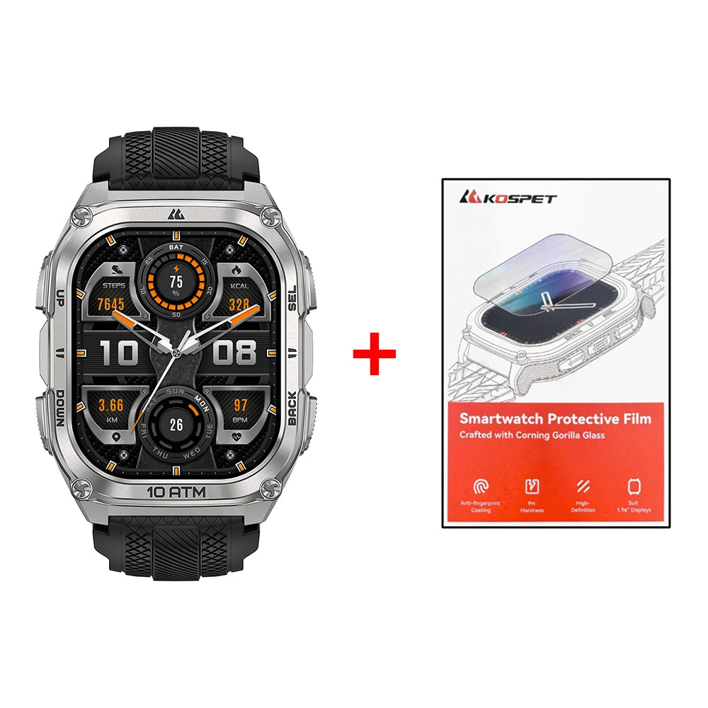 KOSPET Tank M4 Smart Watch GPS 10ATM Health Monitor