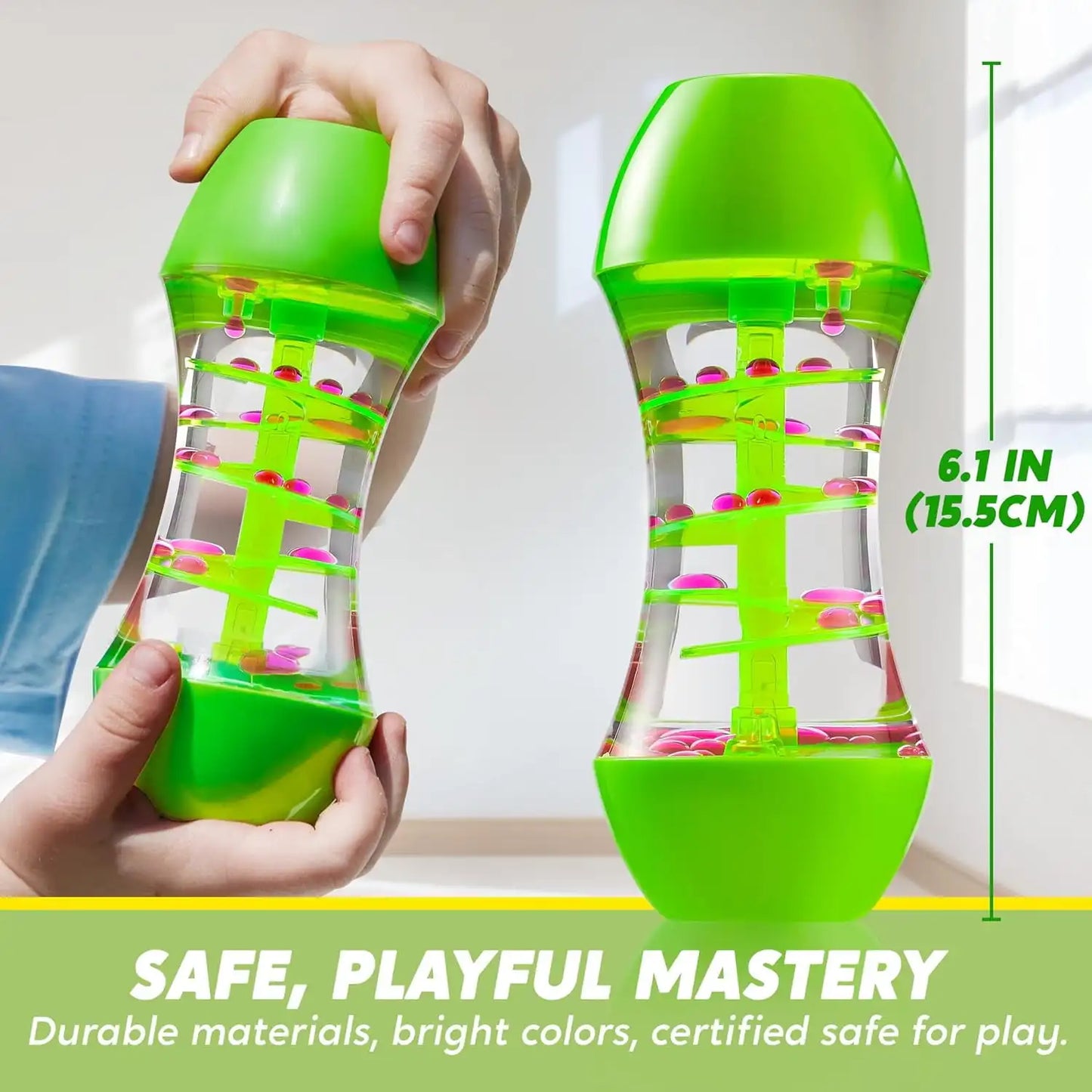 Joyfy 4 Pack Sensory Fidget Tubes For Autism Speech Therapy Calming Toys