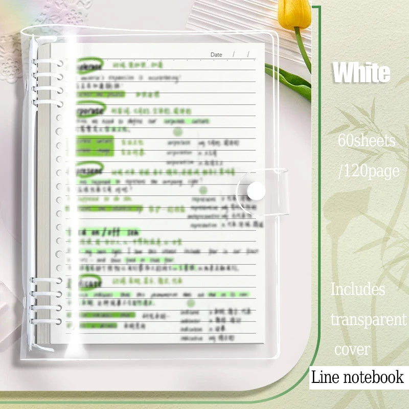 Journal Writing Detachable Cover Planner Diary Refillable