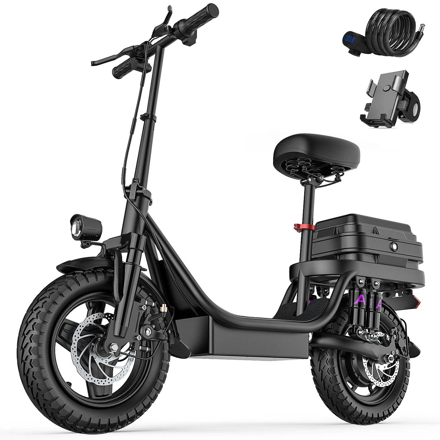 UPlee GQ8 Electric Bike Folding For Adults 250W Motor 48V 15Ah