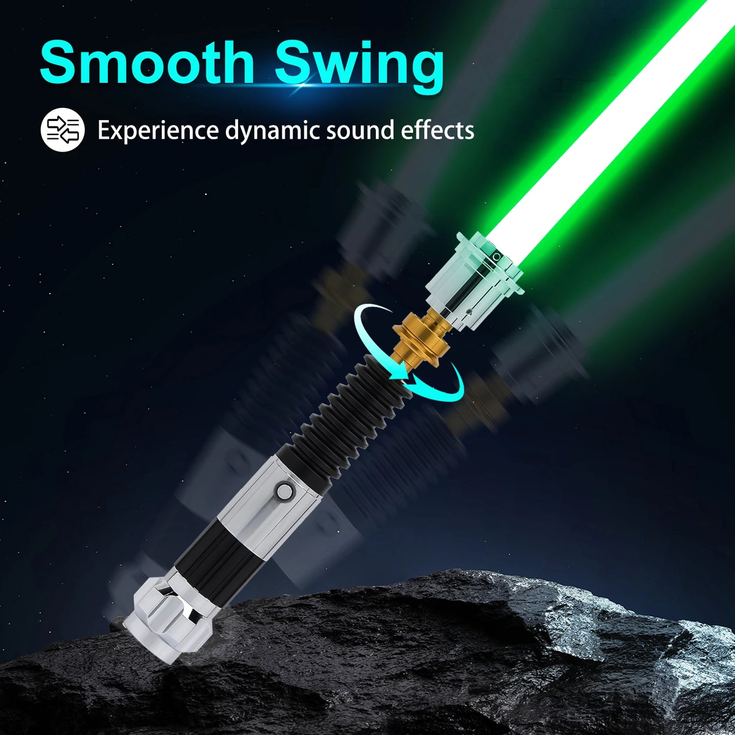 TXQSABER Obiwan Kenobi Neo Pixel Lightsaber Proffie Smooth Swing