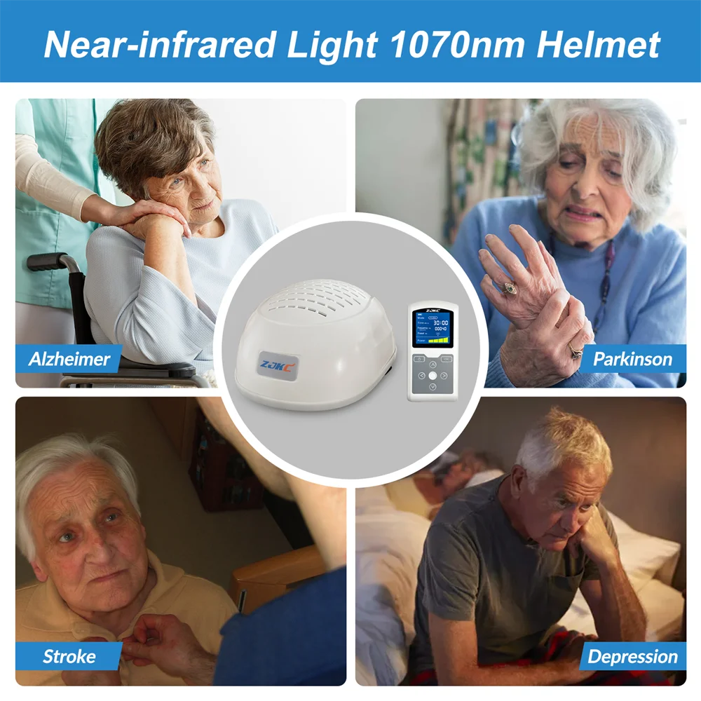 ZJKC Infrared Light Therapy Helmet For Dementia And Brain Enhancement