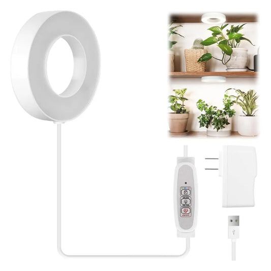 Shunmaii Full Spectrum LED Halo Plant Grow Light Dimmable