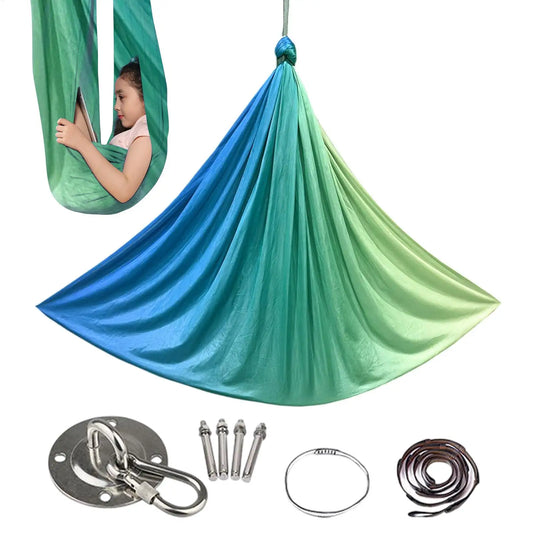 Yoga Swing For Kids Sensory Hammock Set Lightweight Exercise Swing