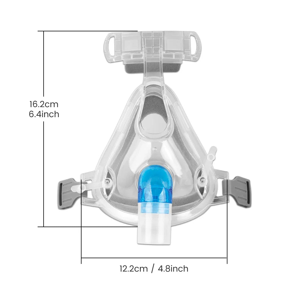 CPAP Mask For Sleep Apnea Nasal Full Face Mask Headgear