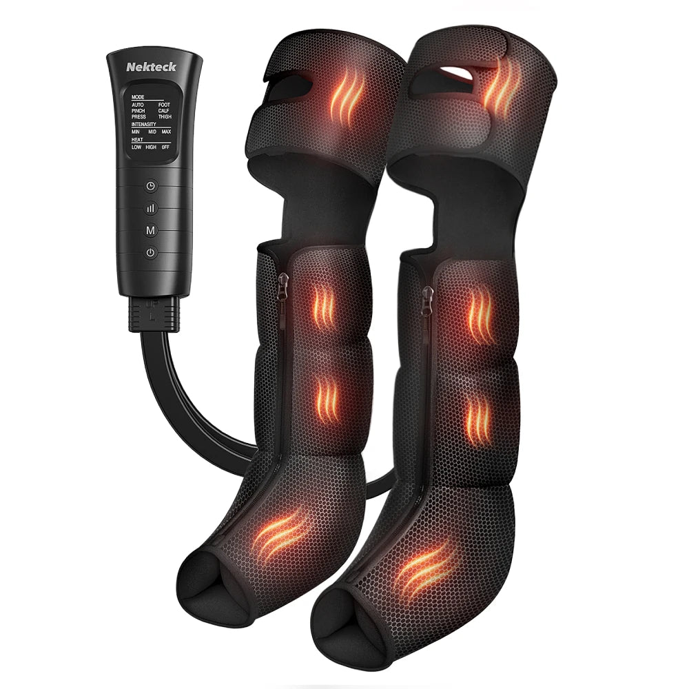 Nekteck Leg Compression Massager With Heat 2 Heats 6 Modes