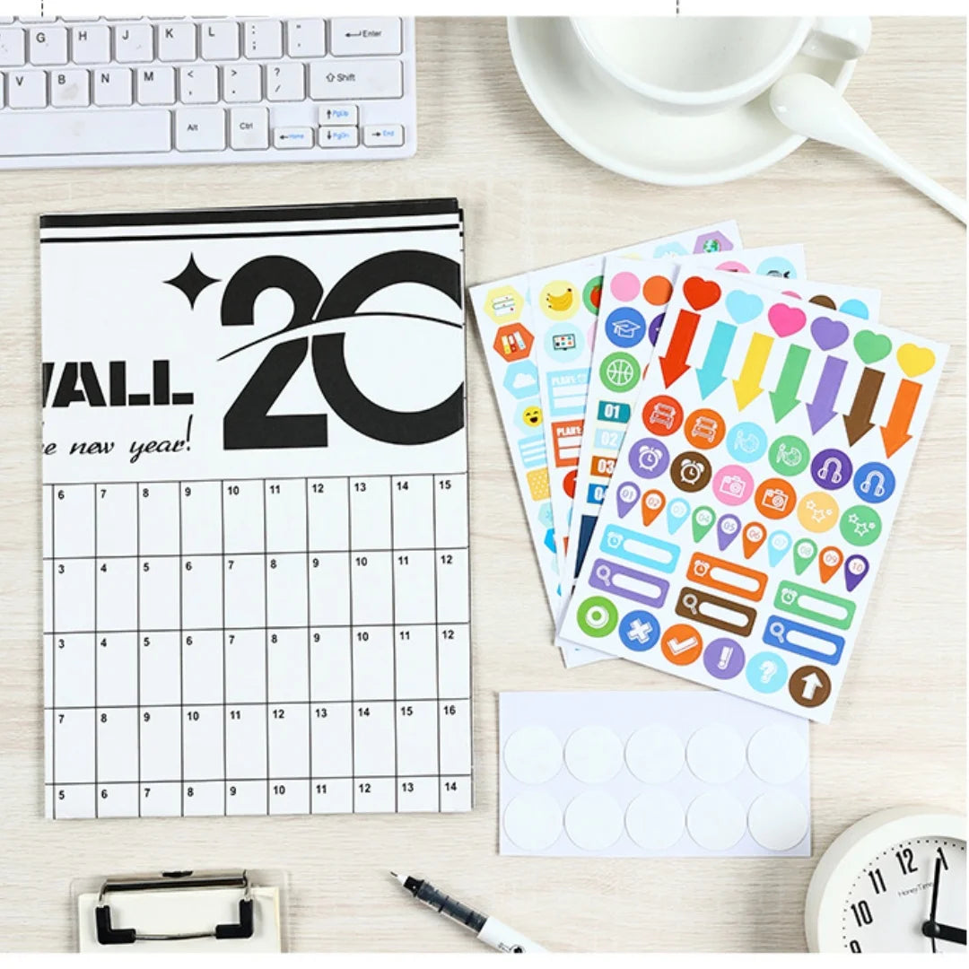 Habit Tracking Wall Planner