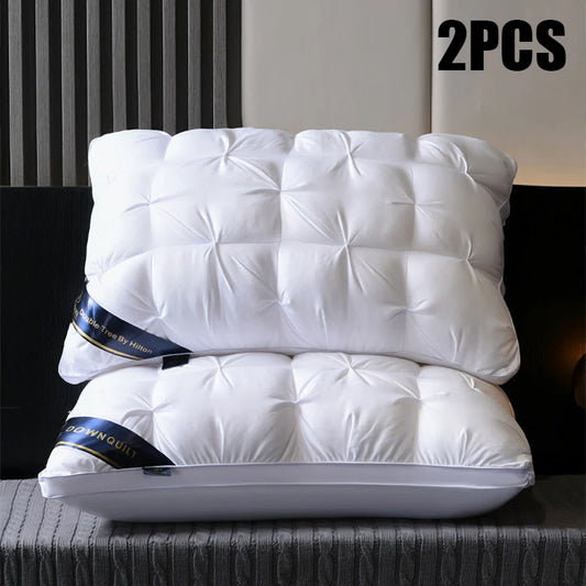 Two Piece Sleep Pillow Set Soft Supportive Pillows