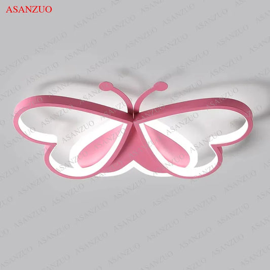 ASANZUO Butterfly Ceiling Light LED For Living Room Bedroom Study