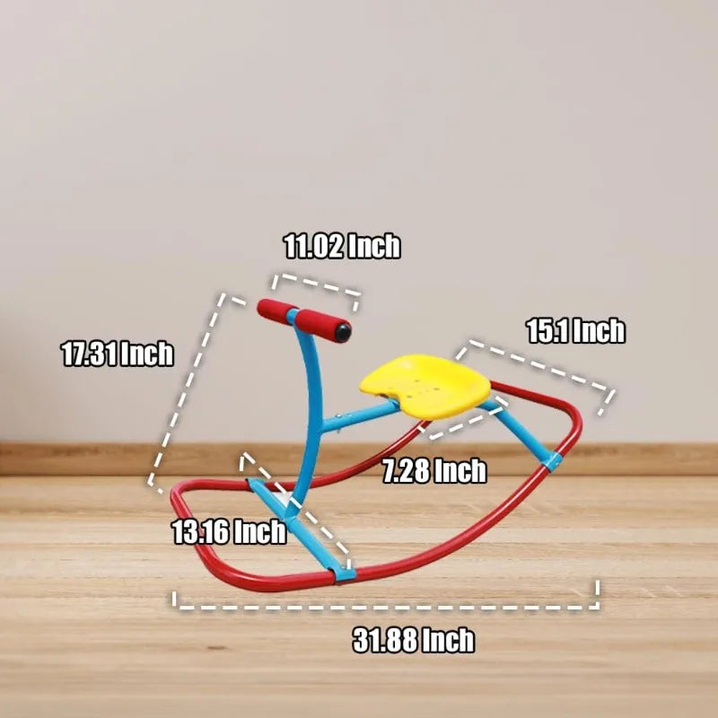 YTYIN Kids Rocking Horse Rocker Seesaw for Home Playground