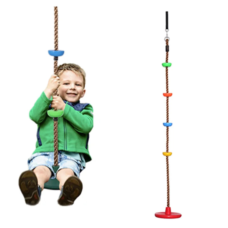 Children's Disc Tree Swing Set for Outdoor Yard Play