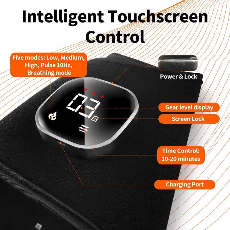 Wireless Light Therapy Massage Belt 660nm 850nm For Plantar Fasciitis