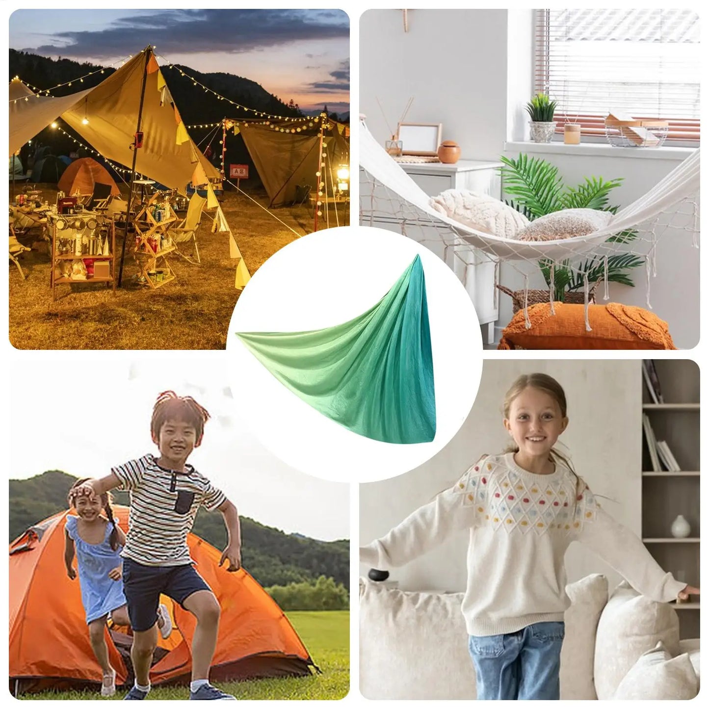 Yoga Swing For Kids Sensory Hammock Set Lightweight Exercise Swing