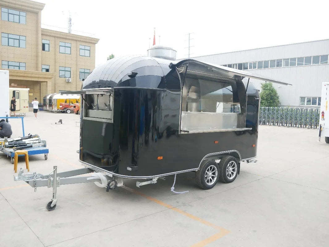 Heavy Duty Mobile Street Food Trailer Ice Cream BBQ