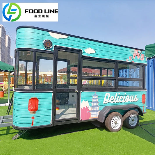 Mobile Food Trailer With Turnkey Kitchen Concession Stand Dot Approved