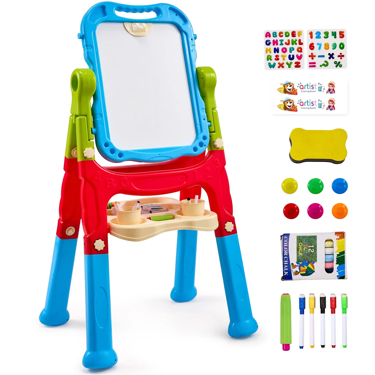 Magnetic Drawing Board Easel For Kids Educational Toy