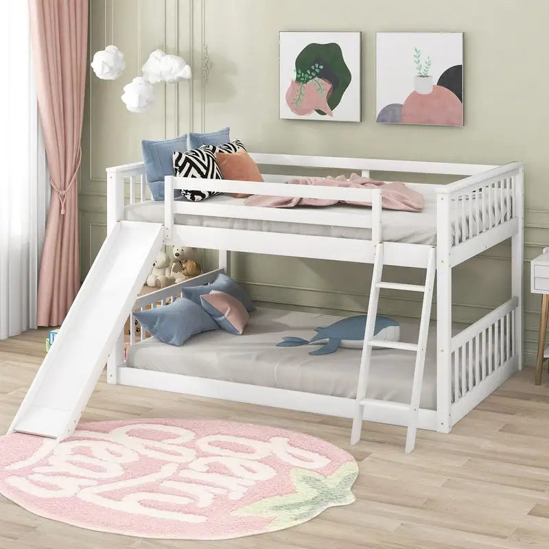 Bunk Bed With Convertible Slide And Ladder Modern Morocco Style