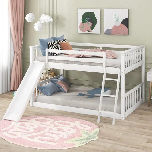 Bunk Bed With Convertible Slide And Ladder Modern Morocco Style