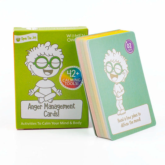 Calming Management Cards for Classroom Behavior and Social Skills