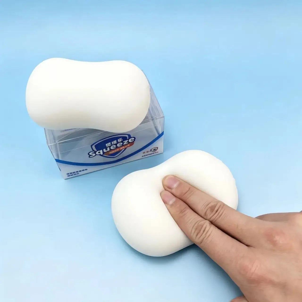 Squishy Soap Ball Fidget Stress Toy Crunchy Squeeze Ball ASMR