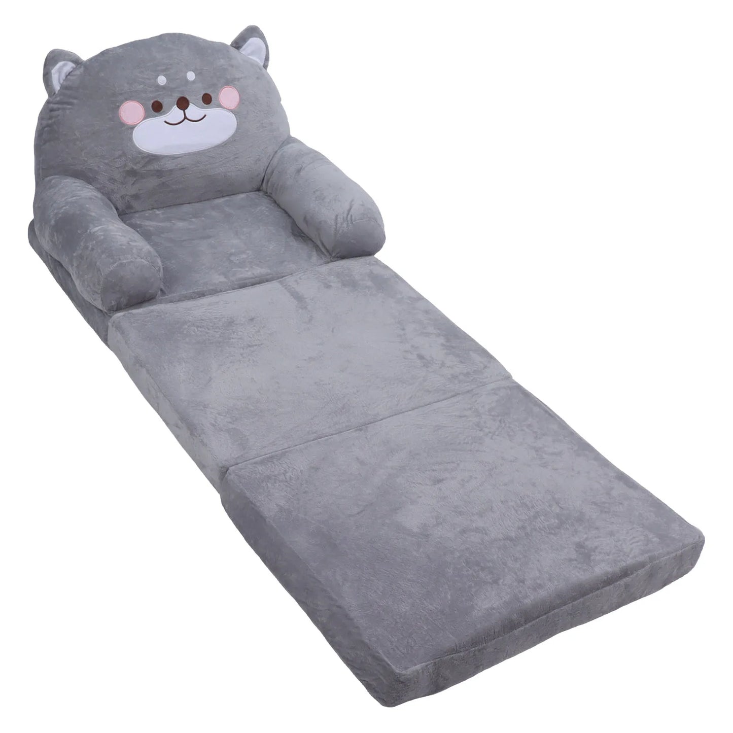 Cartoon Dog Kids Foldable Sofa Chair for Reading and Relaxing