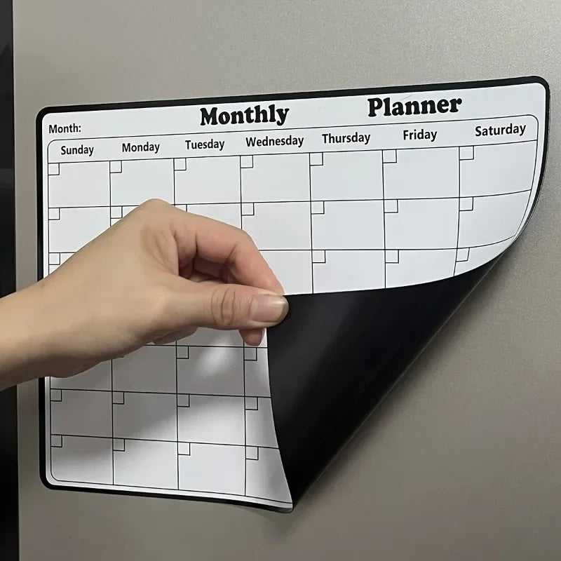 Magnetic Dry Erase Calendar Monthly Planner for Home Office
