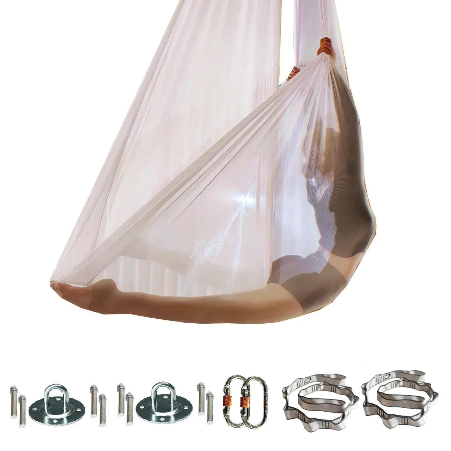 Aerial Yoga Hammock Durable Transparent
