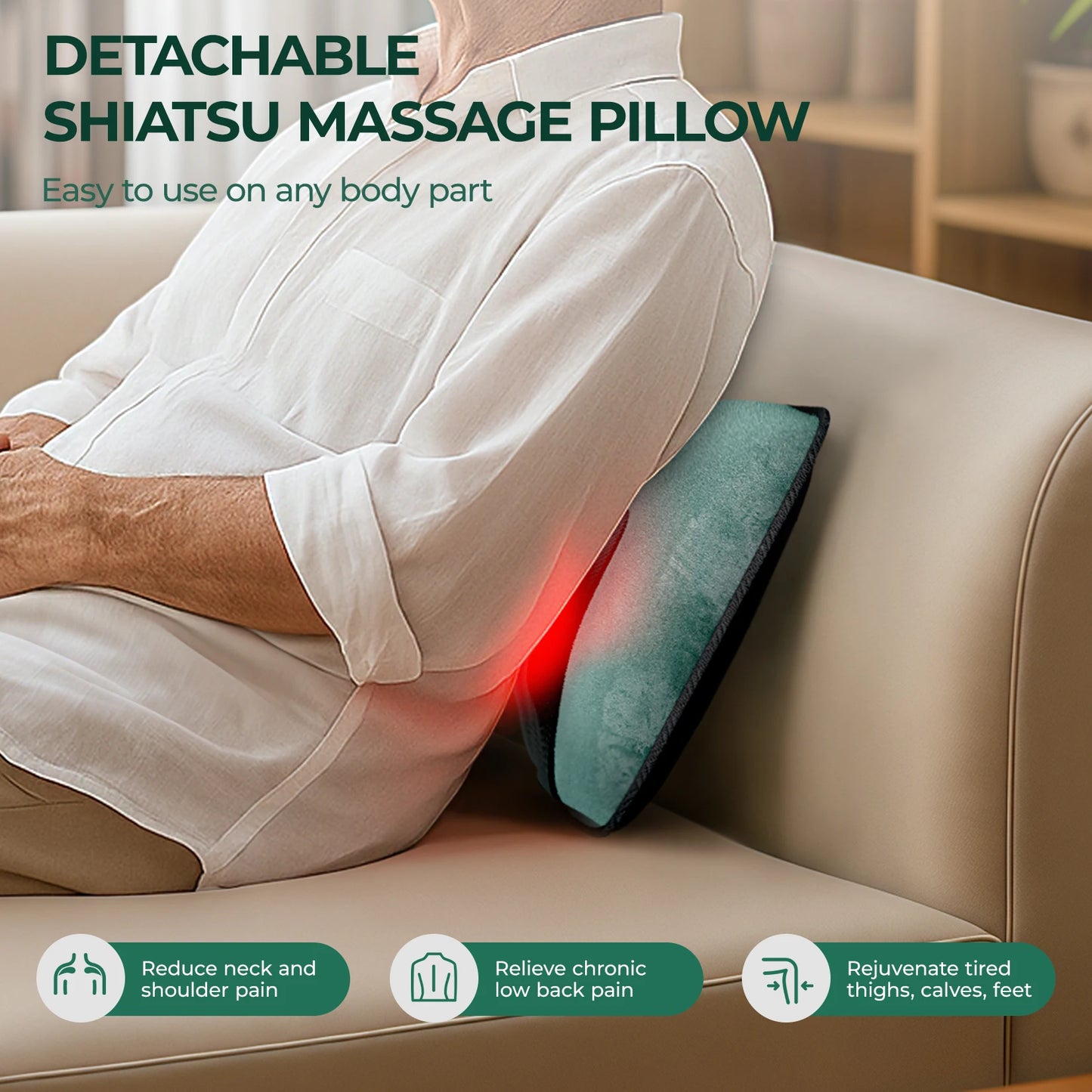 Full Body Massage Mat With Heat For Deep Relaxation