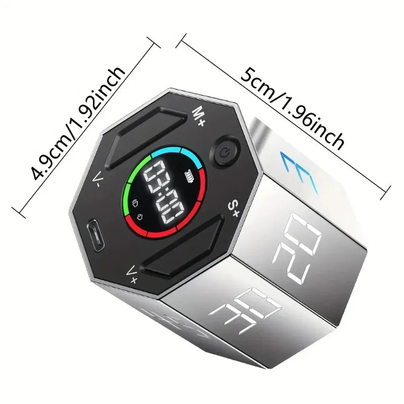 Magnetic Visual Timer With Flip Countdown