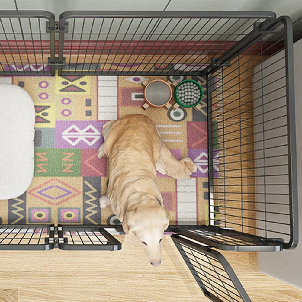 Dog Fence Playpen Foldable Kennel for Pets Four to Six