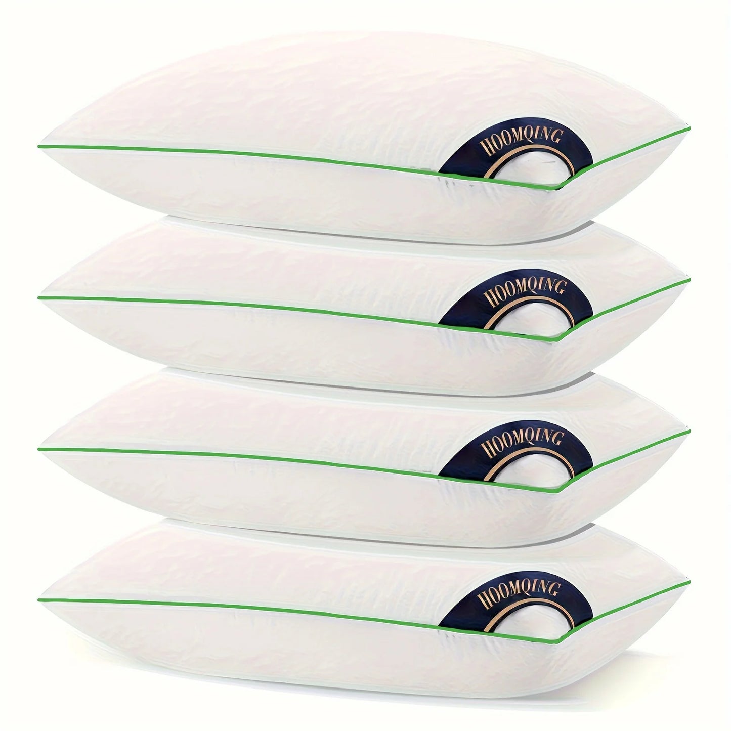 Set Of 4 Soft Comfort Pillows With 3D Microfibre Filling