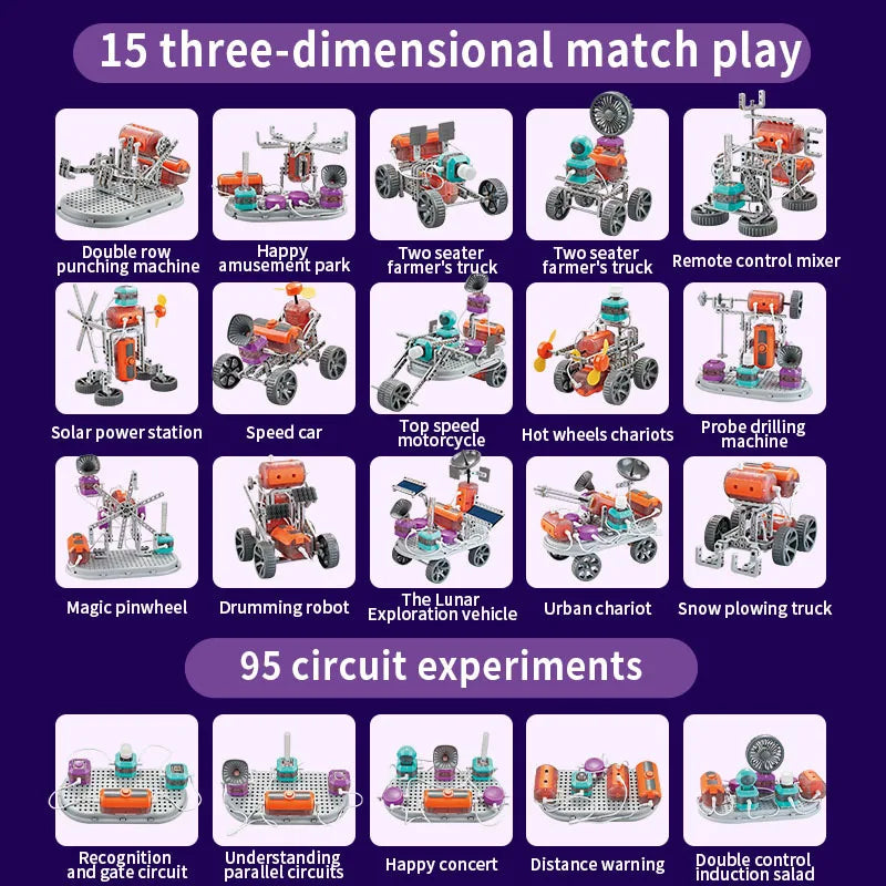 DIY Electronic Building Blocks Science Kit For Kids Educational