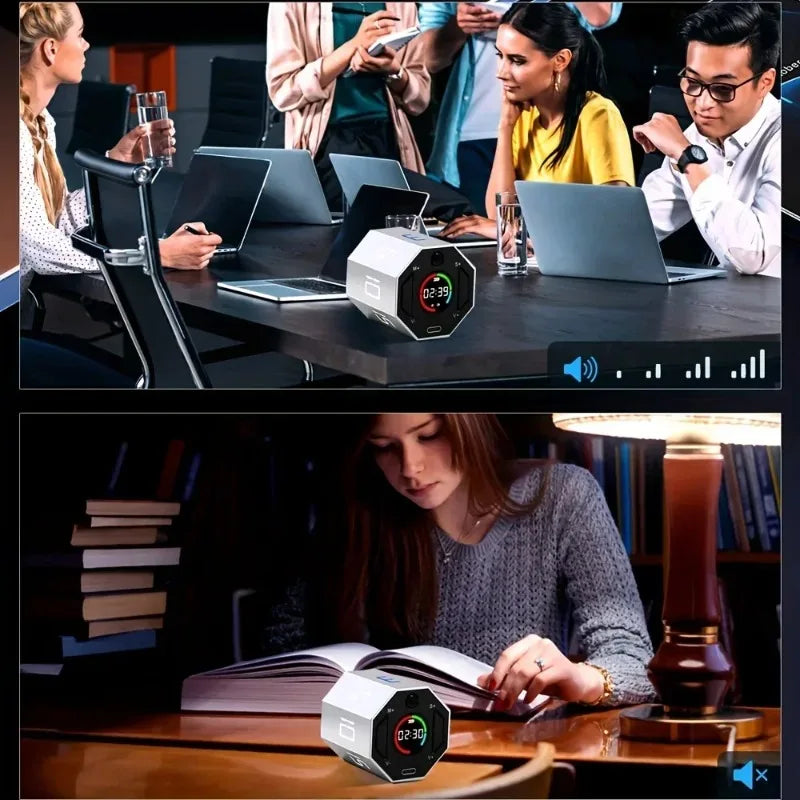 Magnetic Visual Timer With Flip Countdown