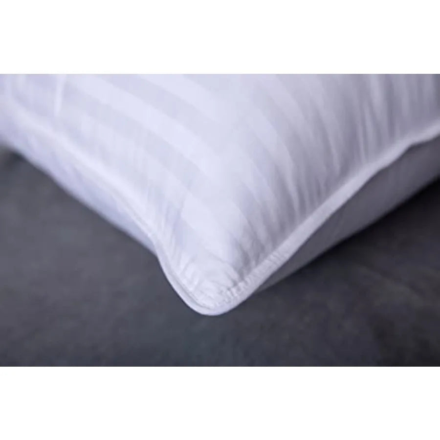 Goose Down Hotel Collection Pillow for Back Side Stomach Sleepers