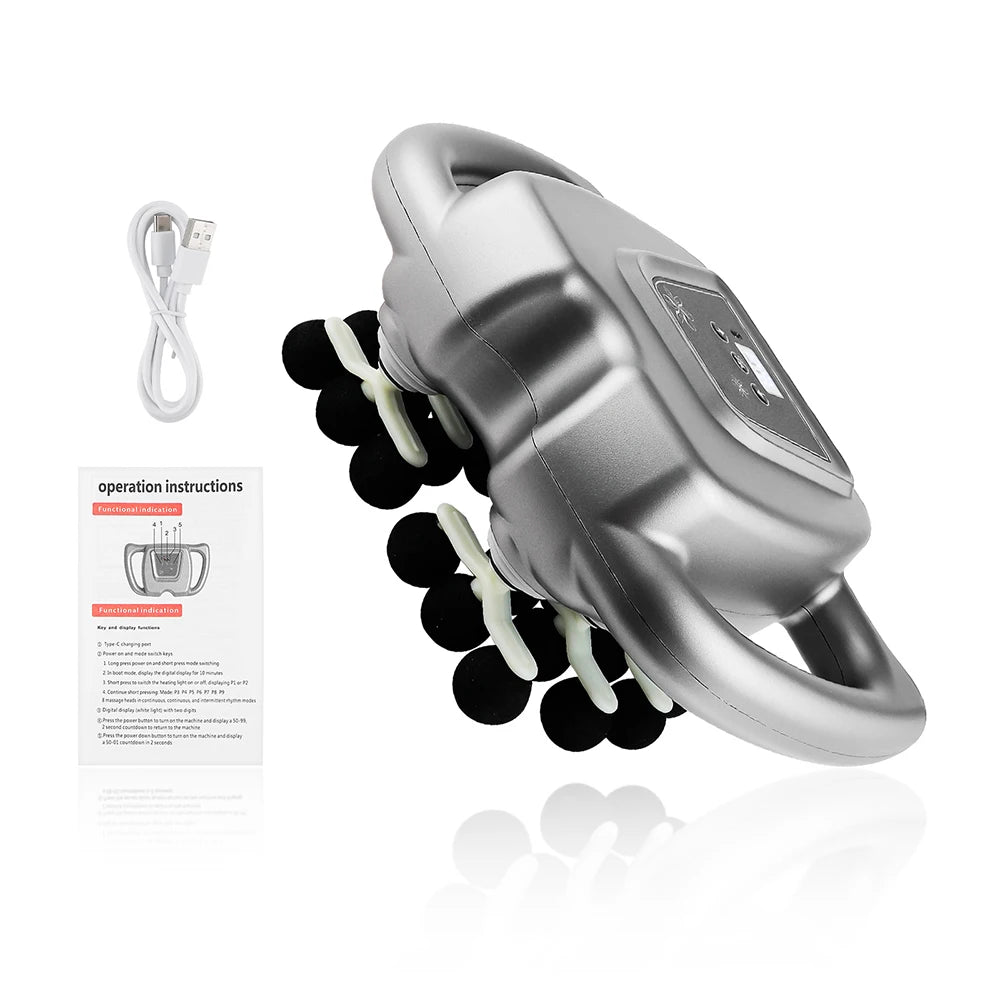 24 Head Fascia Massage Gun, Gentle Warm Up to Deep Tissue, Targeted Recovery