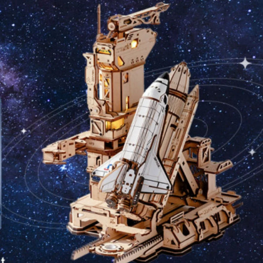 Robotime 3D Wooden Puzzle Space Shuttle Model Kit For Adults