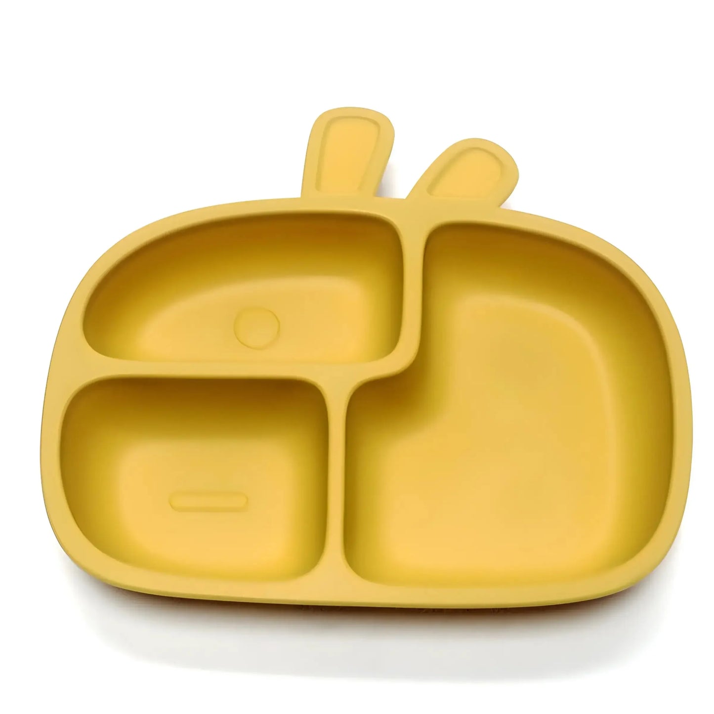 Silicone Divided Dinner Plate With Suction Cup Non Slip