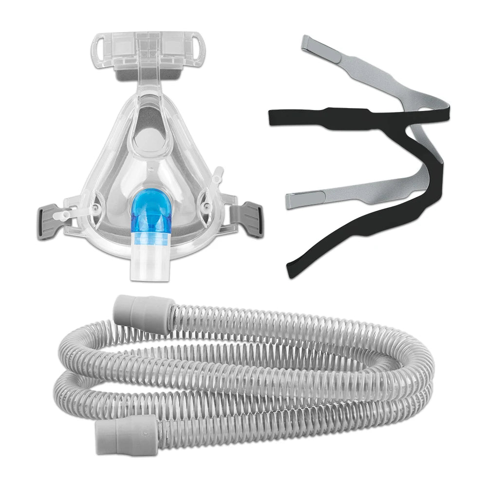 CPAP Mask For Sleep Apnea Nasal Full Face Mask Headgear