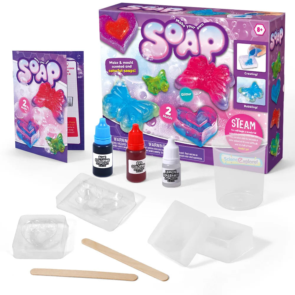 Science Experiment Kit Magic Science Toy Handmade DIY Soap Puzzle STEM Toys Kids