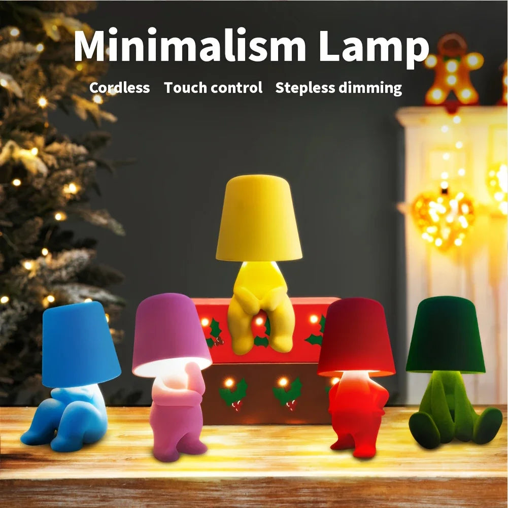 Little Naughty Boy Table Lamp Modern Desk Light For Bedroom