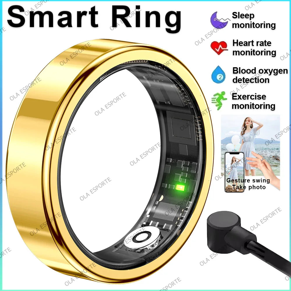 Ola Esporte Smart Ring Bluetooth Heart Rate Health Monitor