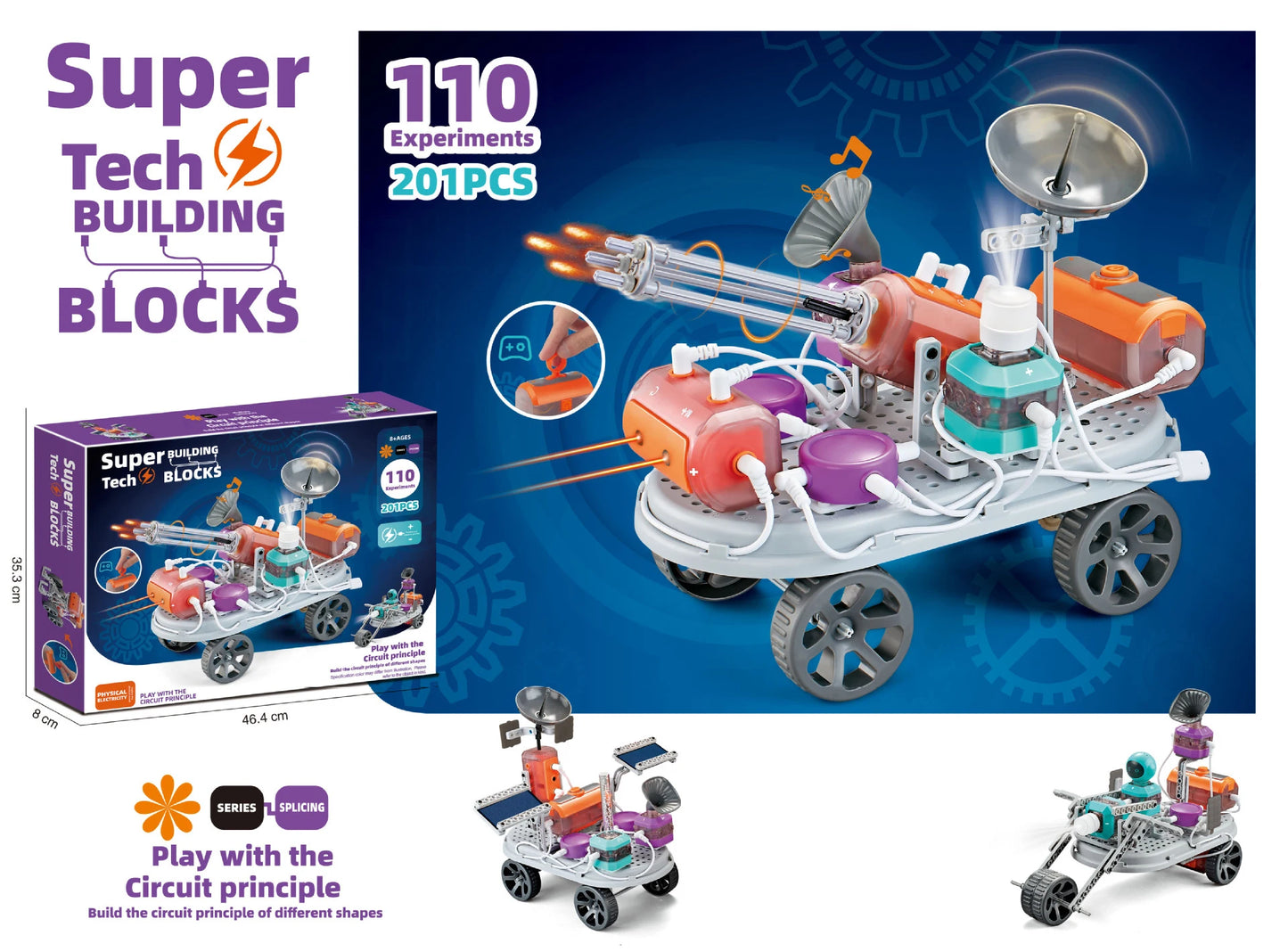 DIY Electronic Building Blocks Science Kit For Kids Educational